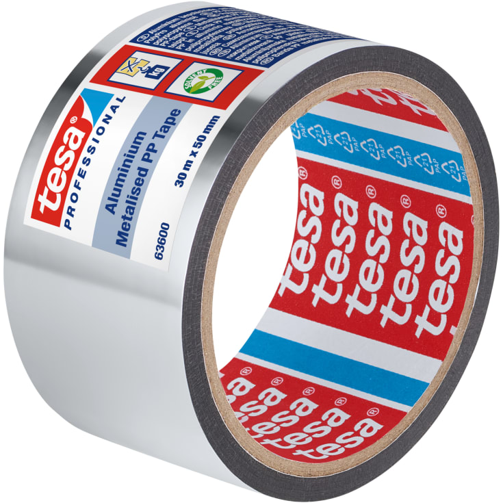 Tesa aluminiumtejp, 50 mm, 30 meter