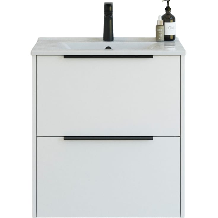 Dansani Mido+ Classic møbelpakke, 61x44 cm, matt hvit