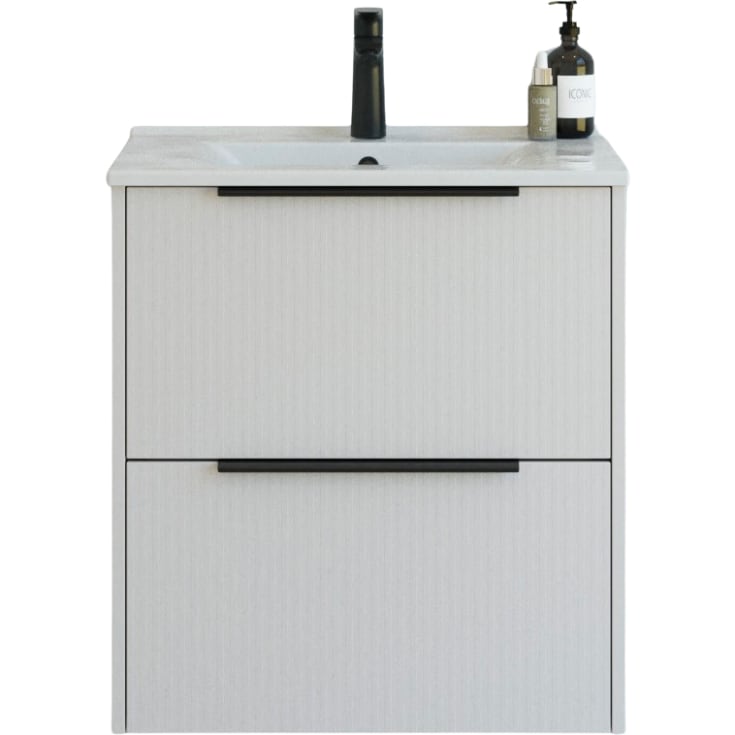 Dansani Mido+ Classic møbelpakke, 61x44 cm, stripete matt beige