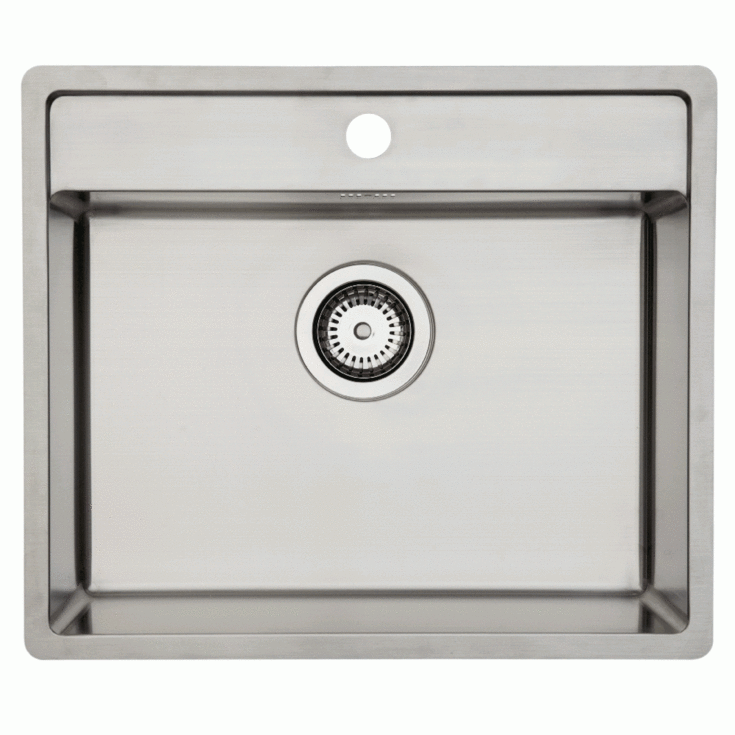 Lavabo Merkur 60B kjøkkenvask, 53x45,5 cm, stål