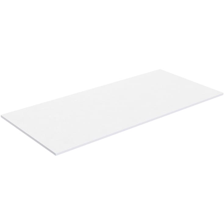 Korsbakken Corian benkeplate, 101x46.5 cm, matt hvit