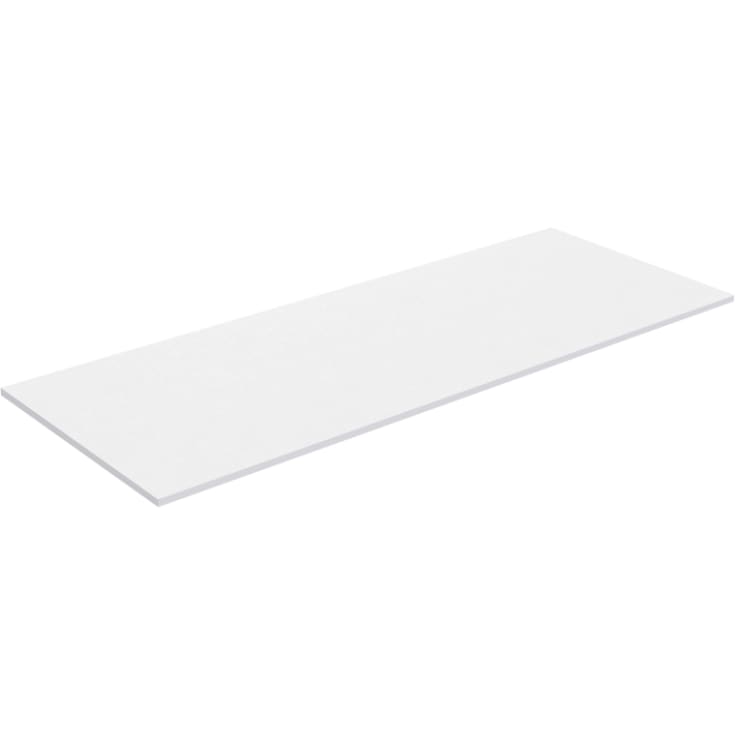 Korsbakken Corian benkeplate, 121x46,5 cm, matt hvit