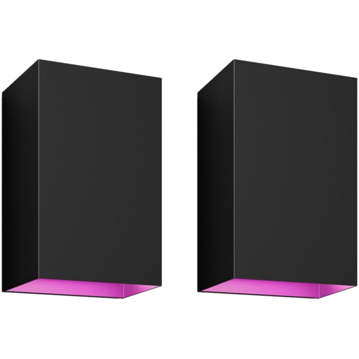 Philips Hue Resonate vägglampa utomhus, svart, 2 stk