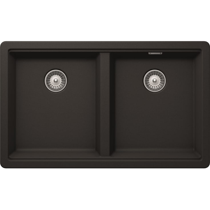 Nordic Tech Quartz kjøkkenvask, 75 x 45,6 cm, svart