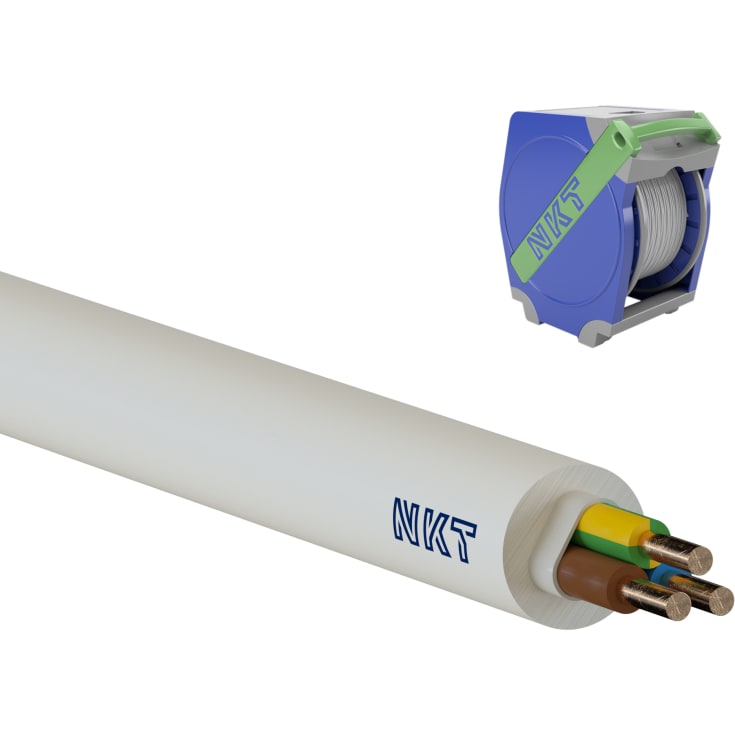 500 meter Kabel NOIKLX 90 Dca 3G1,5 lysegrå, Qaddy Q500