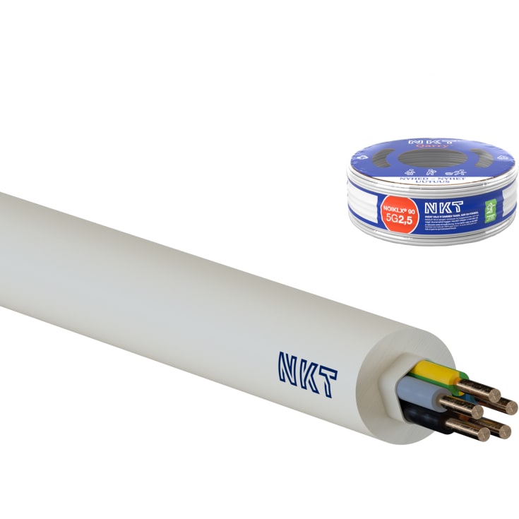 100 meter Kabel NOIKLX 90 Dca 5G2,5 lysegrå, R100