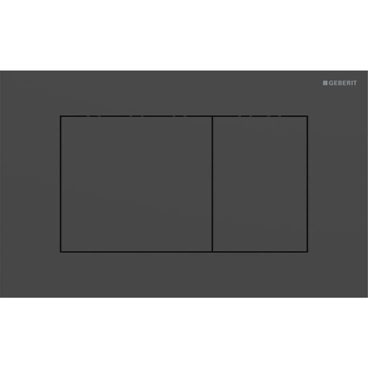 Geberit Sigma 40 Square spolplatta, matt svart