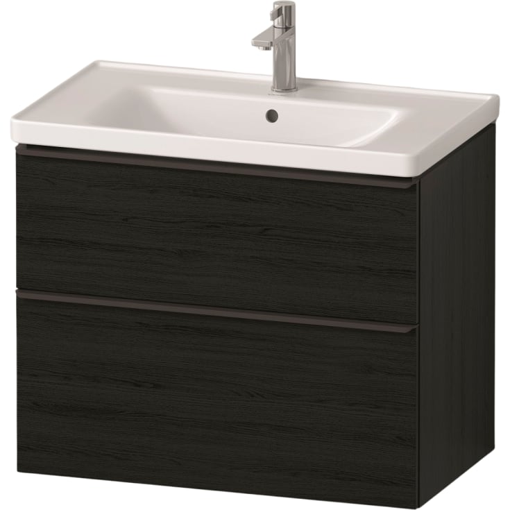 Duravit D-Neo möbelpaket, 80x48 cm, svart ek