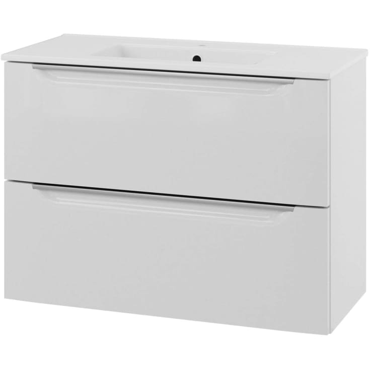 Linn Bad Mari underskap, 80x35 cm, matt hvit