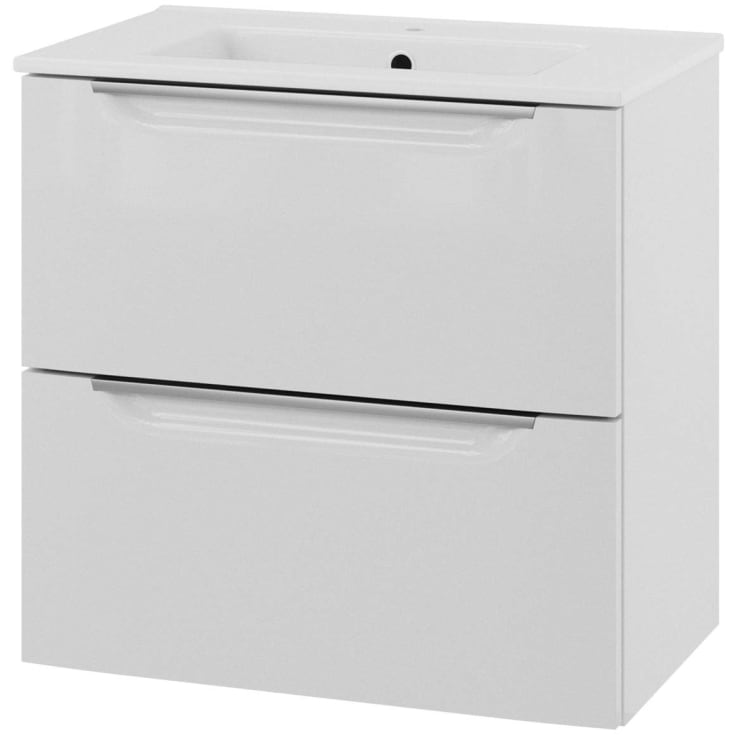 Linn Bad Mari underskap, 80x35 cm, matt sort