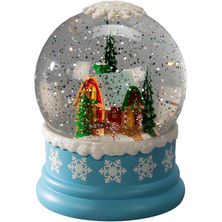 Konstmide snöklot, Nordpolen