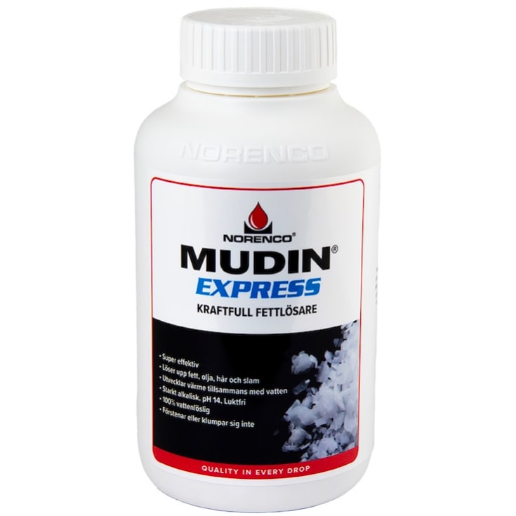 12 st Norenco Mudin Express Fettborttagare 1 l