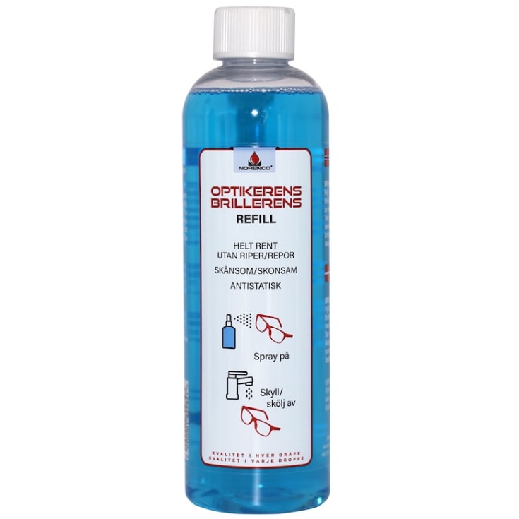 15 stk Norenco optikerbrillepåfyll 500 ml