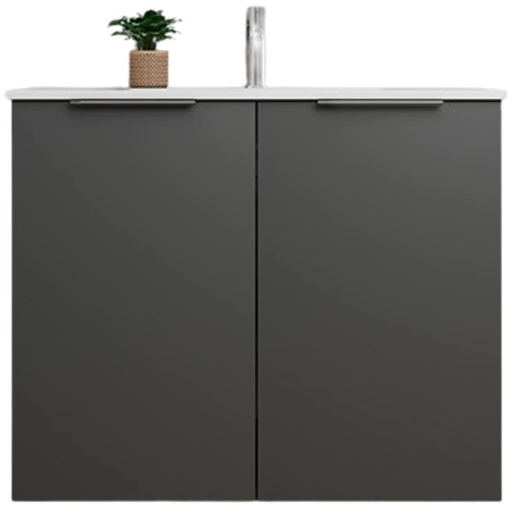 Sanibell Online möbelpaket, 81x36 cm, matt antracit