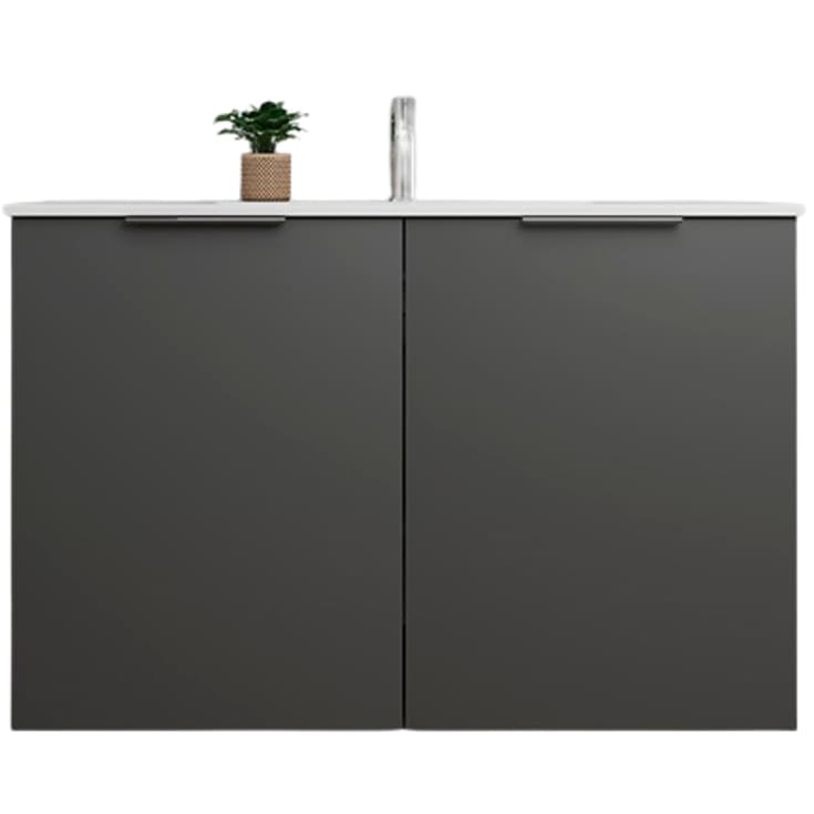 Sanibell Online møbelpakke, usamlet, 101 x 36 cm, matt antrasitt