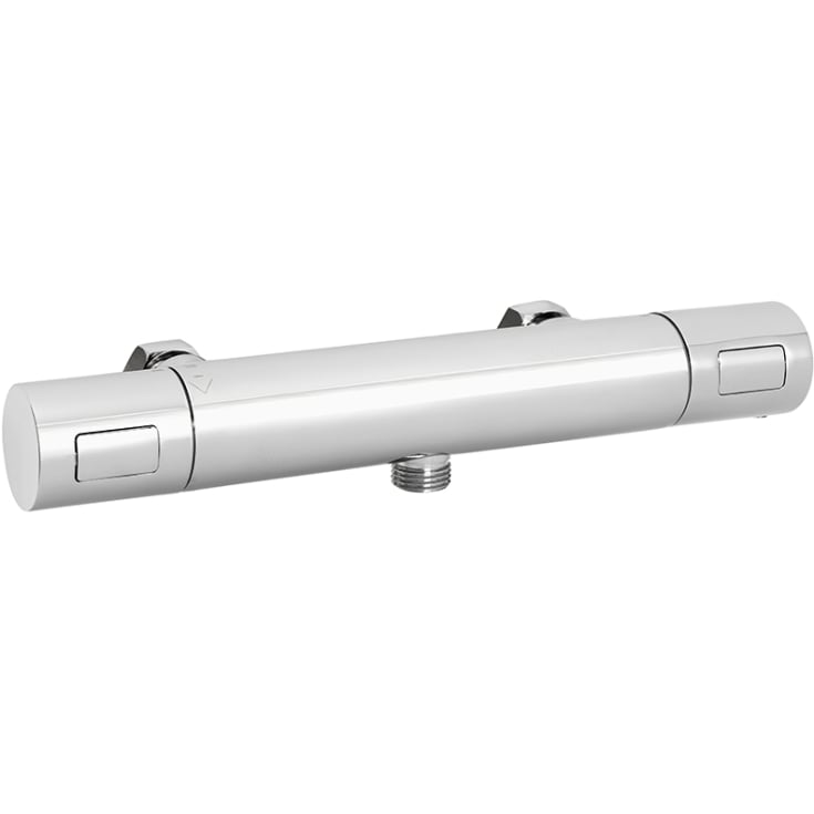 Hafa Round dusjbatteri, krom