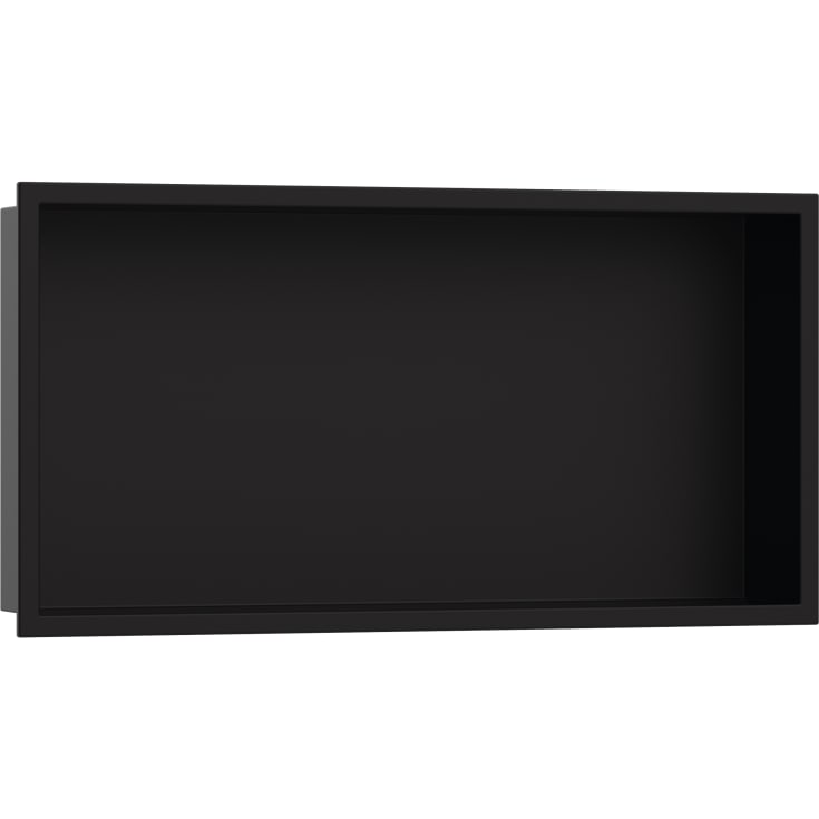 Hansgrohe innbyggingshylle, 69x39 cm, svart
