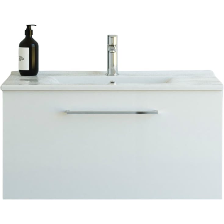 Dansani Mido+ møbelpakke, 81x45,5 cm, hvit høyglans