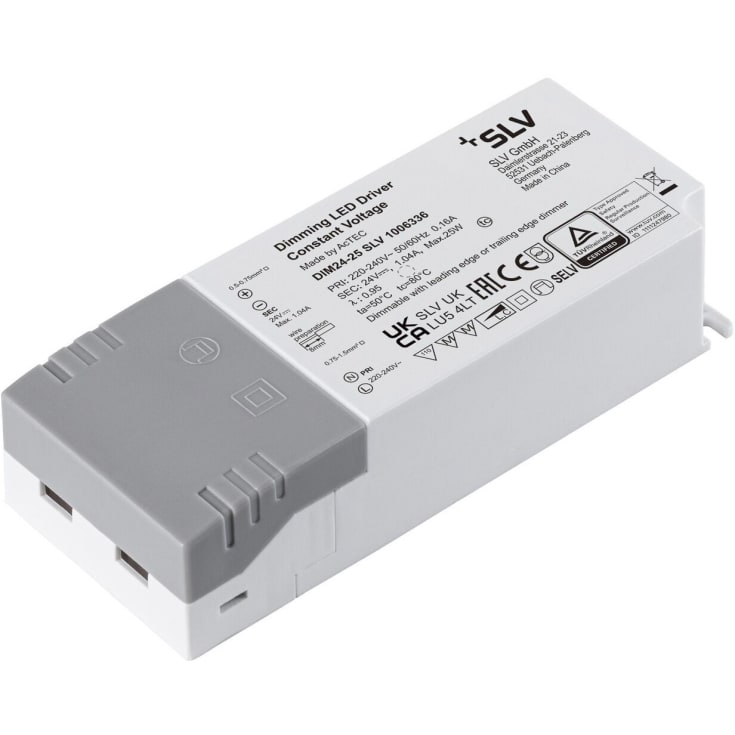 SLV LED driver, dæmpbar, 24V, 25W