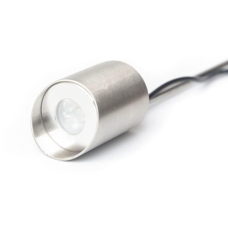 Light By Juul bedlampe med Juuliane spot i rustfrit stål
