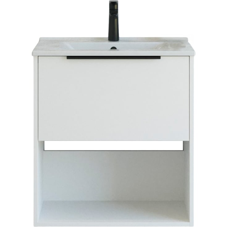 Dansani Mido+ Classic møbelpakke, 61x44 cm, matt hvit