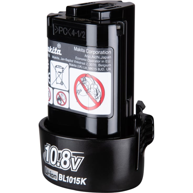 Makita batteri Bl1015K, 10,8V Li-Ion 1,5 Ah