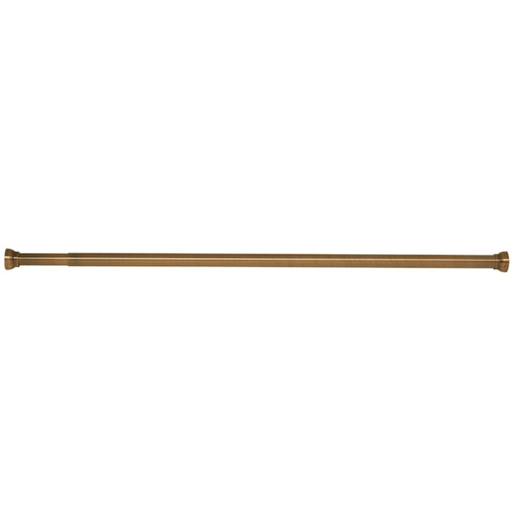Spirella Crete dusjforhengstang, 125-220 cm, børstet messing
