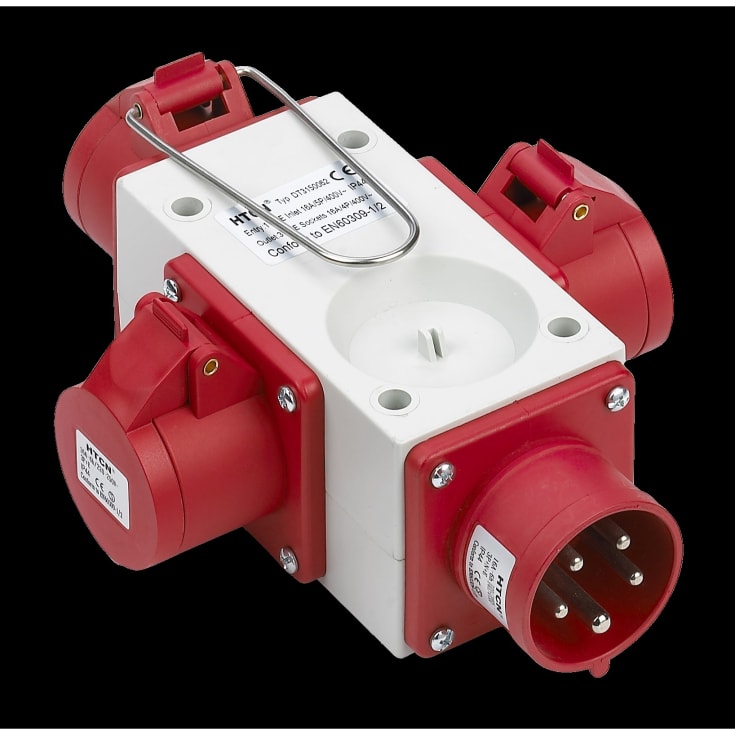 Wexim kompaktforgrener, 400V/32A, 3 udgange