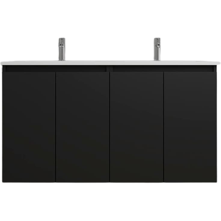 Sanibell Online møbelpakke, usamlet, 121x46 cm, matt svart