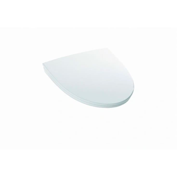 Porsgrund Glow toalettsete, soft close, avtagbar, hvit