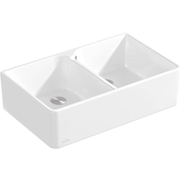 Villeroy & Boch Bondehus 80 X kjøkkenvask, 79,5x50 cm, hvid