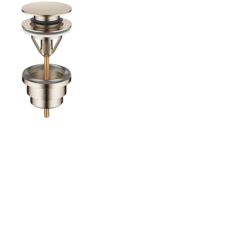 Dornbracht bunnventil, push open, matt platina