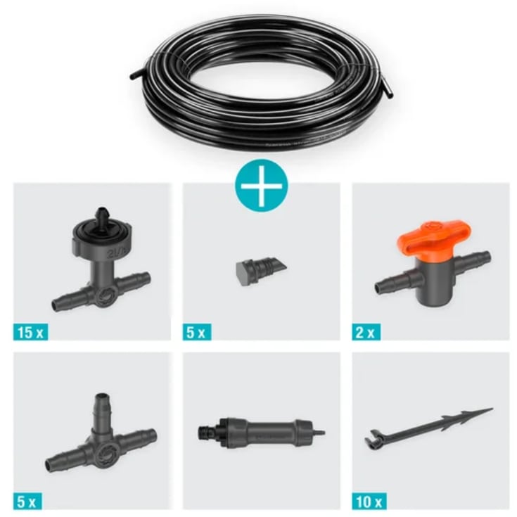 Gardena micro-drip altansæt til 15 planter