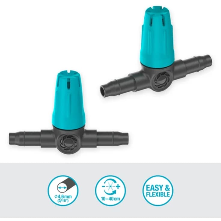 Gardena micro-drip rekke-dyse for vanning av små områder