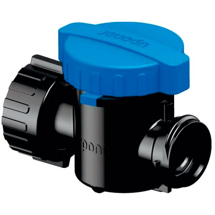 Uponor Aqua Plus PPM avstengningsventil, blå