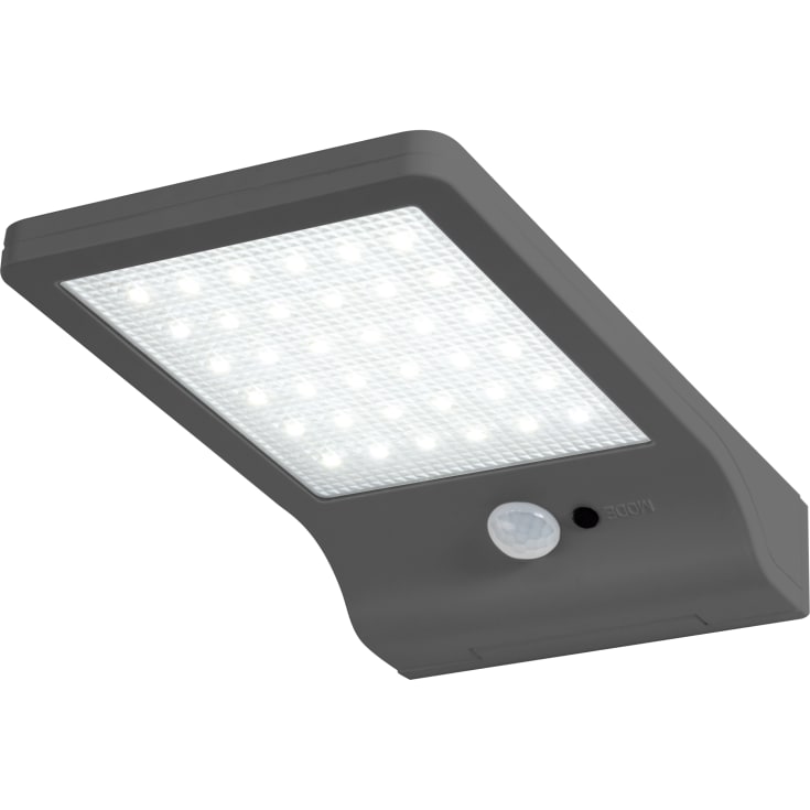 Ledvance Doo solcell vägglampa, grå