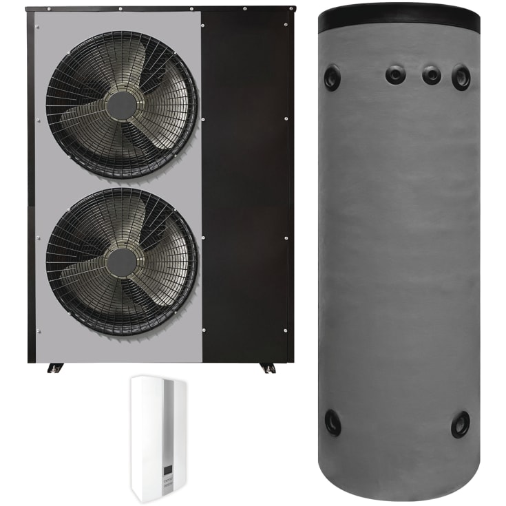 Scantherm Blockhus luft til vand varmepumpesæt, monoblok, 15 kW