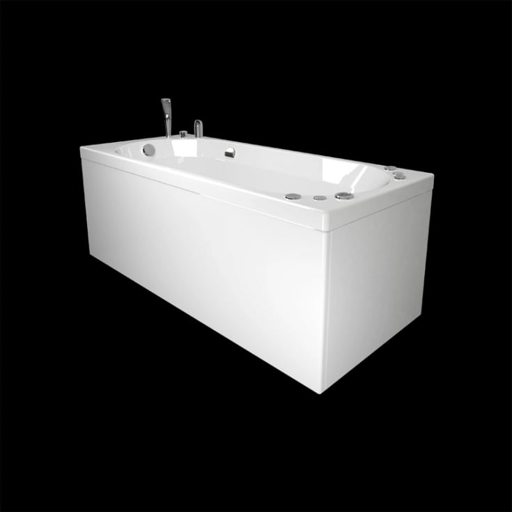 Westerbergs Motion 180SQ Executive boblebad, 1800x800 mm, akryl, hvit