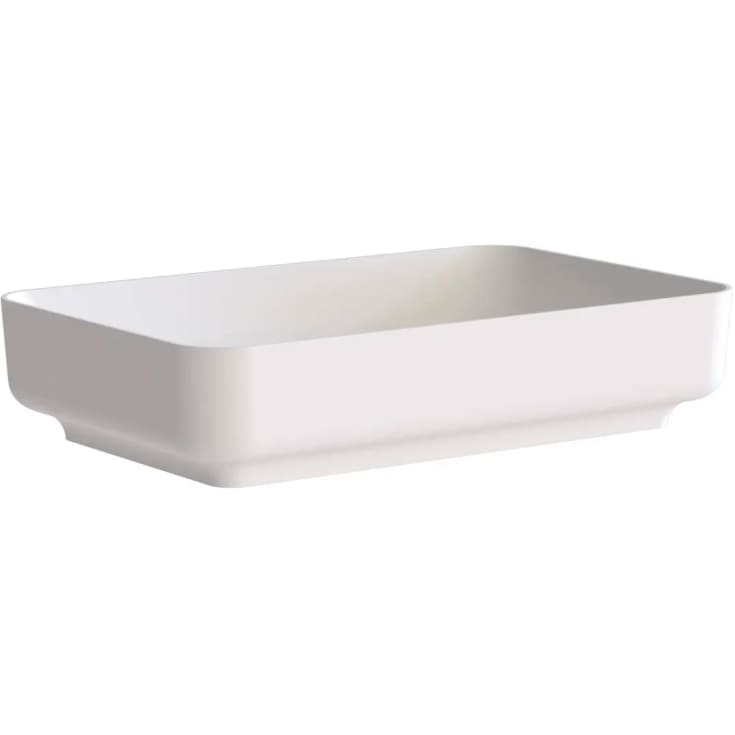 Svedbergs Fross servant, 55x35 cm, matt hvit
