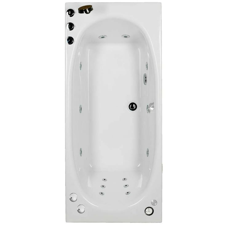 Bathlife Fridfull boblebad plus 150 cm, høyre, hvit
