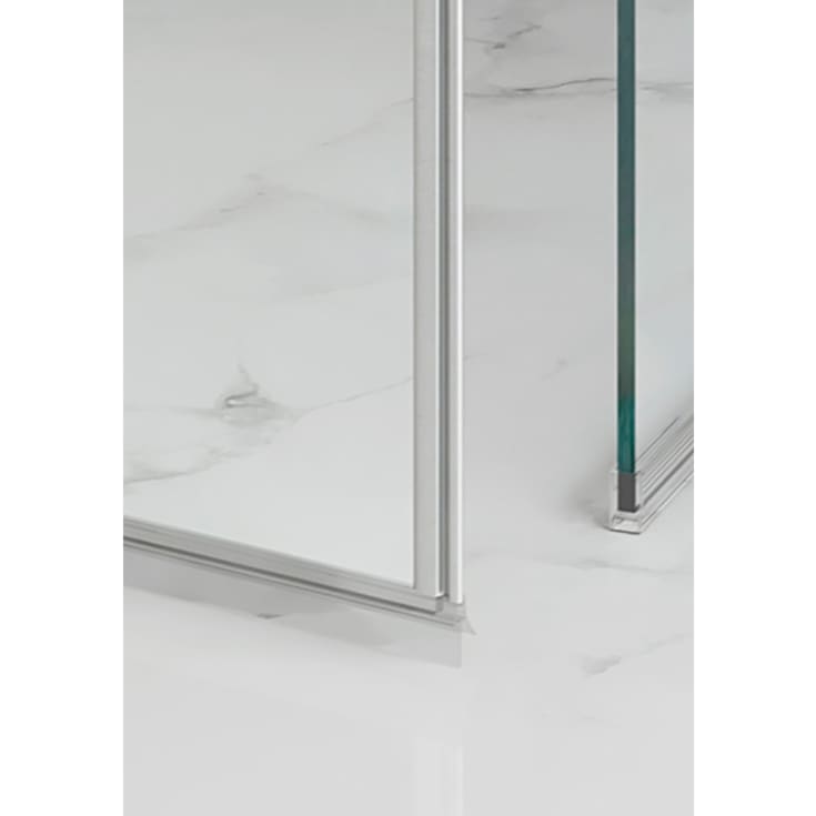 Hafa slepelist til dusjdør med 8 mm glass, 22 mm, lengde: 98 cm