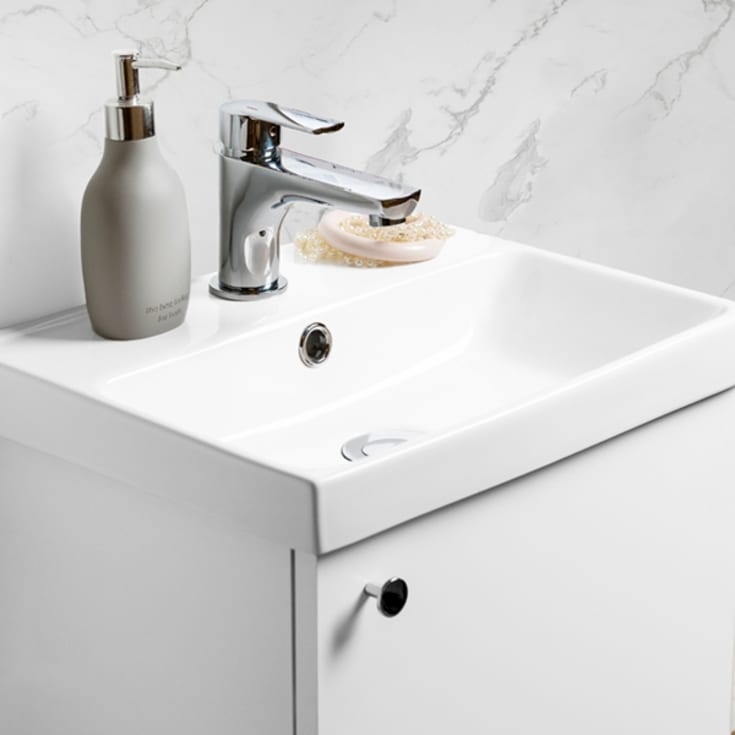 Westerbergs Hed servant, 56x32 cm, hvit