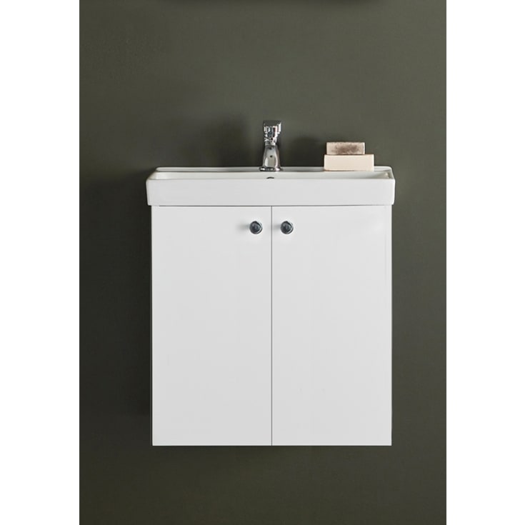 Hafa Neat servantskap, 53x31 cm, matt hvit