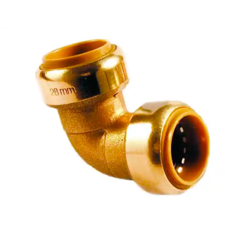 Tectite Classic messing vinkel,  90°, 15 mm