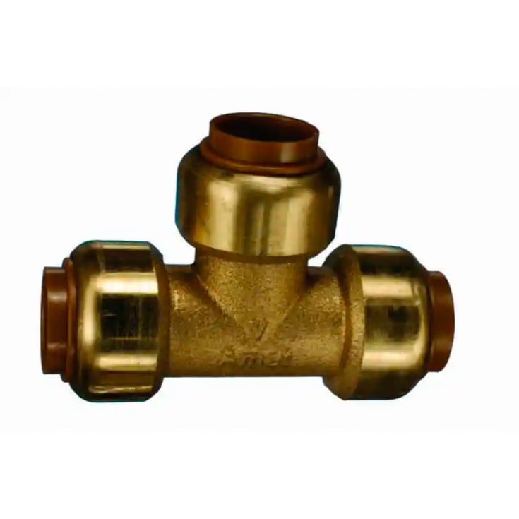 Tectite Classic messing tee, 22 mm