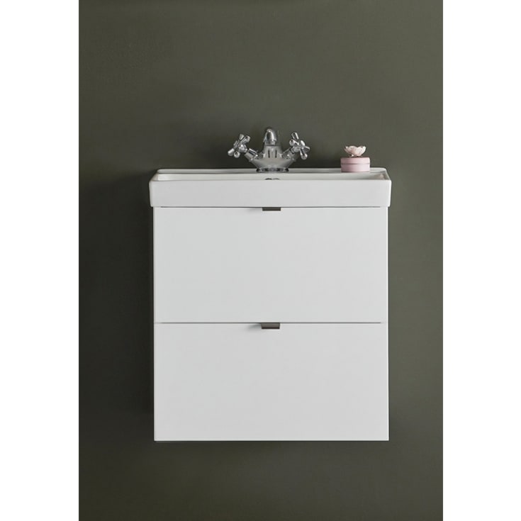 Hafa Neat servantskap, 53x31 cm, matt hvit