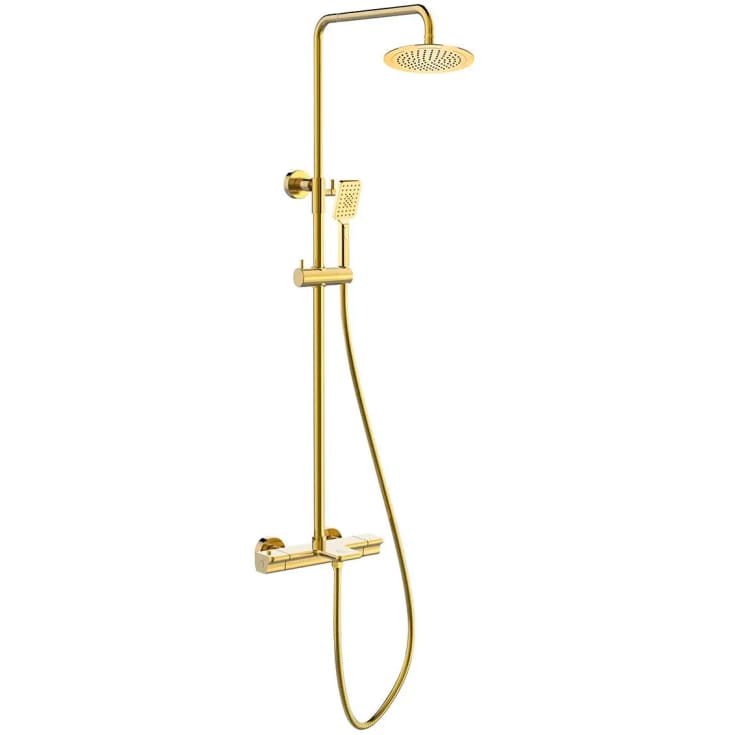 Bathlife Stimma Tapp takdusjsett, Ø24 cm, messing