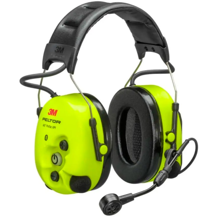 3M Peltor WS ProTac XPI FLX2, med bøyle, hivis gul
