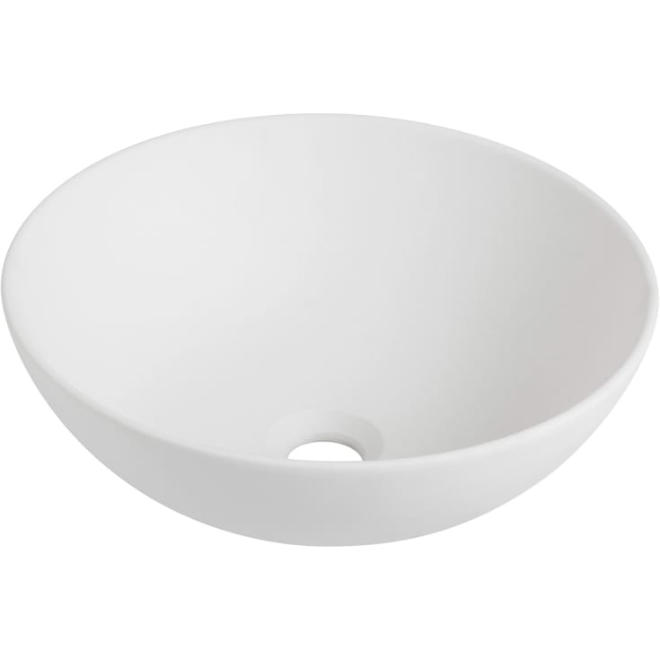 Bathco Sicilia servant, Ø40 cm, hvit