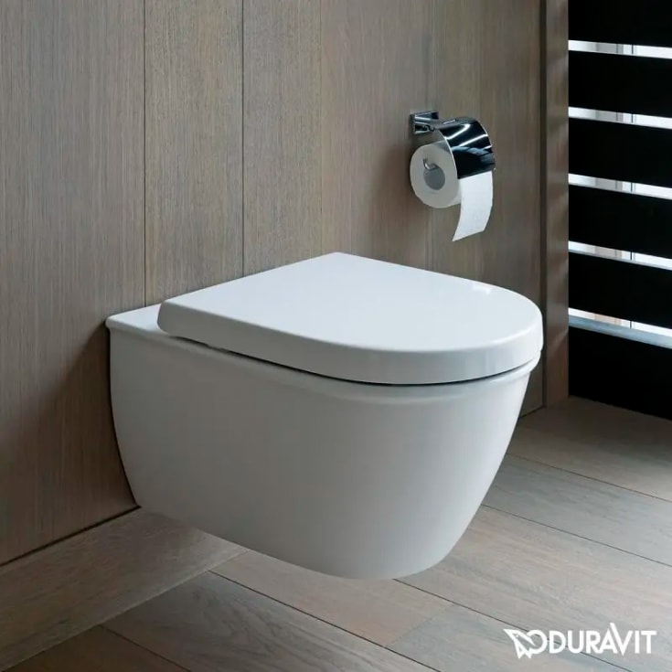 Duravit Darling New vegghengt toalett, uten skyllekant, hvit